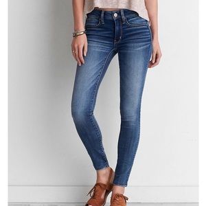 American Eagle super super stretch jeans size 8